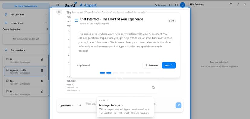 AI Expert screen 5